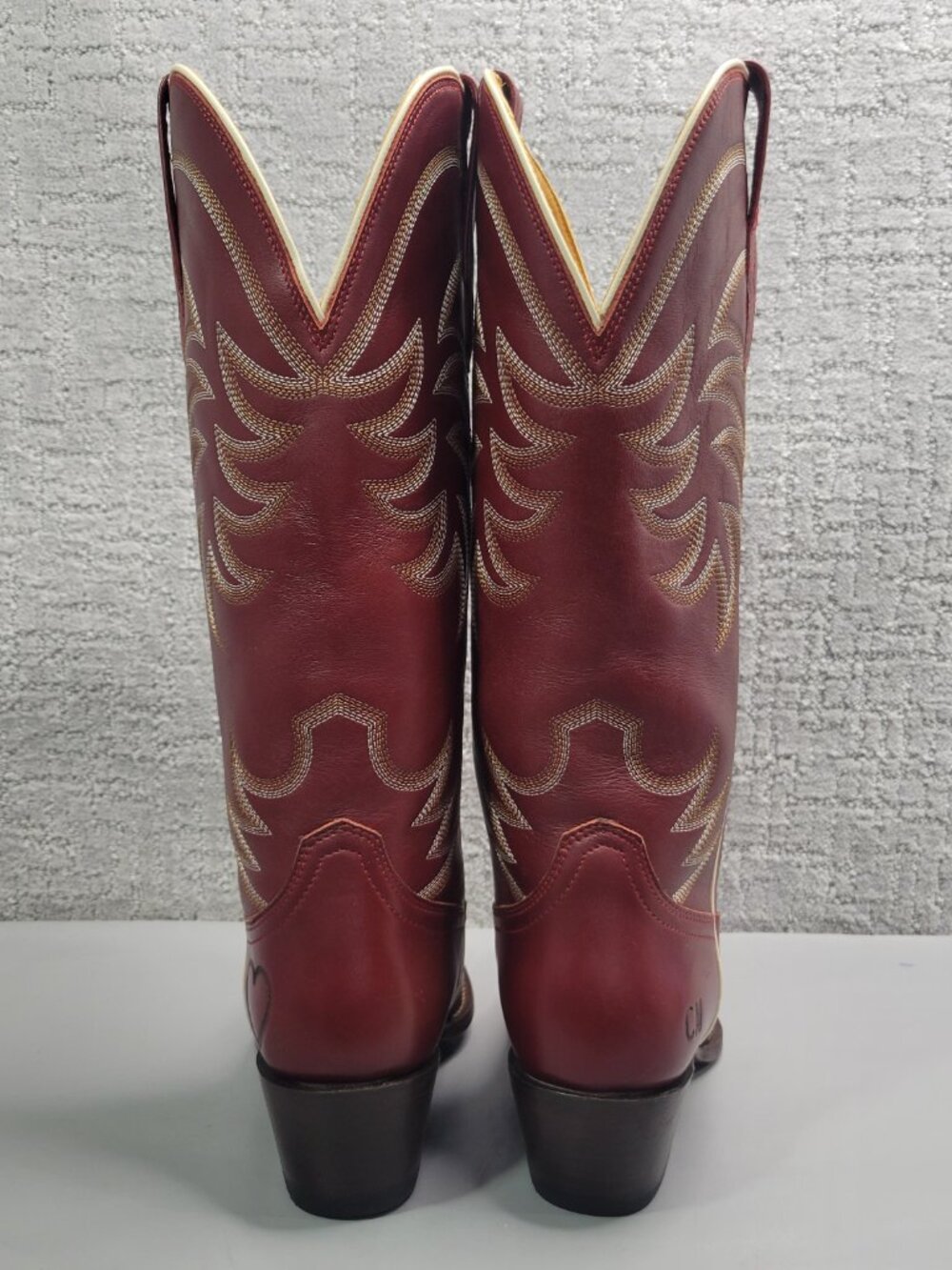 Tecovas The Annie Women's Size US 10B Scarlet Cowhide Cowgirl Boots. - Picture 5 of 11